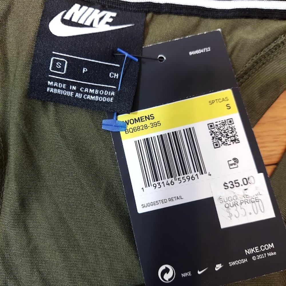 Nike Women's Small Slim Fit Racer Back Tank Top Green New $35 - Picture 5 of 7